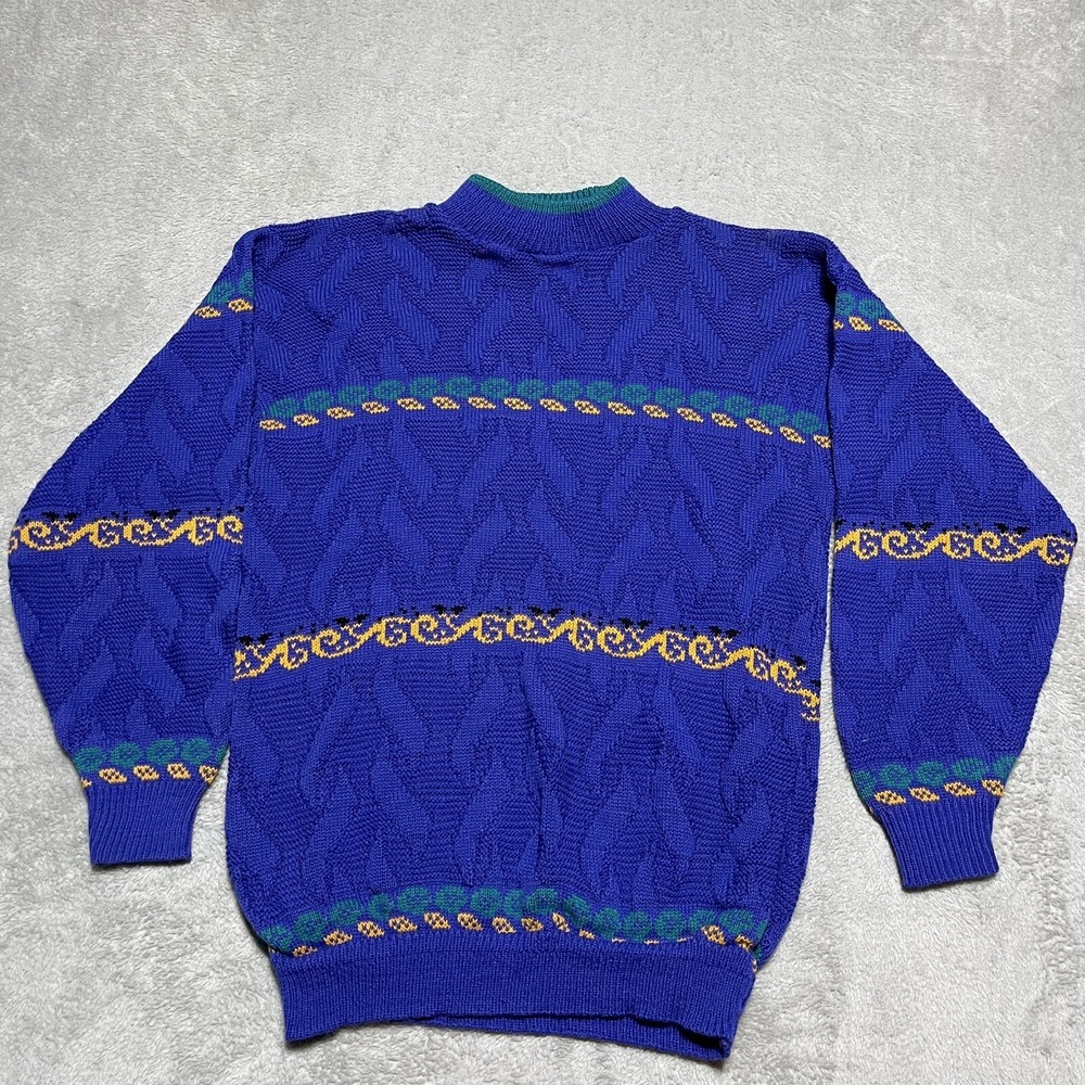 Vintage American Pride‎ Sweater Womens Small Blue USA Made Pullover